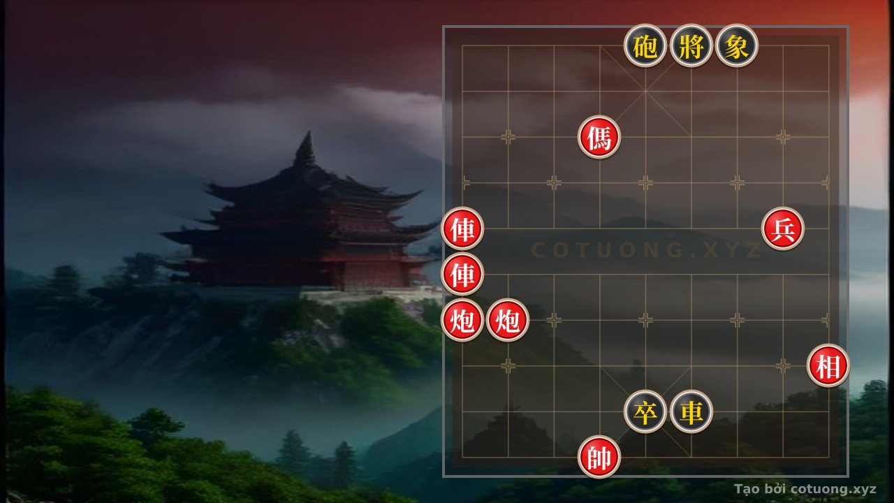 Thế cờ: Xiangqi Super Difficult: Strategy for Black Cannon on 5th Rank 10th File - Winning Tactics — Cờ Tướng Online