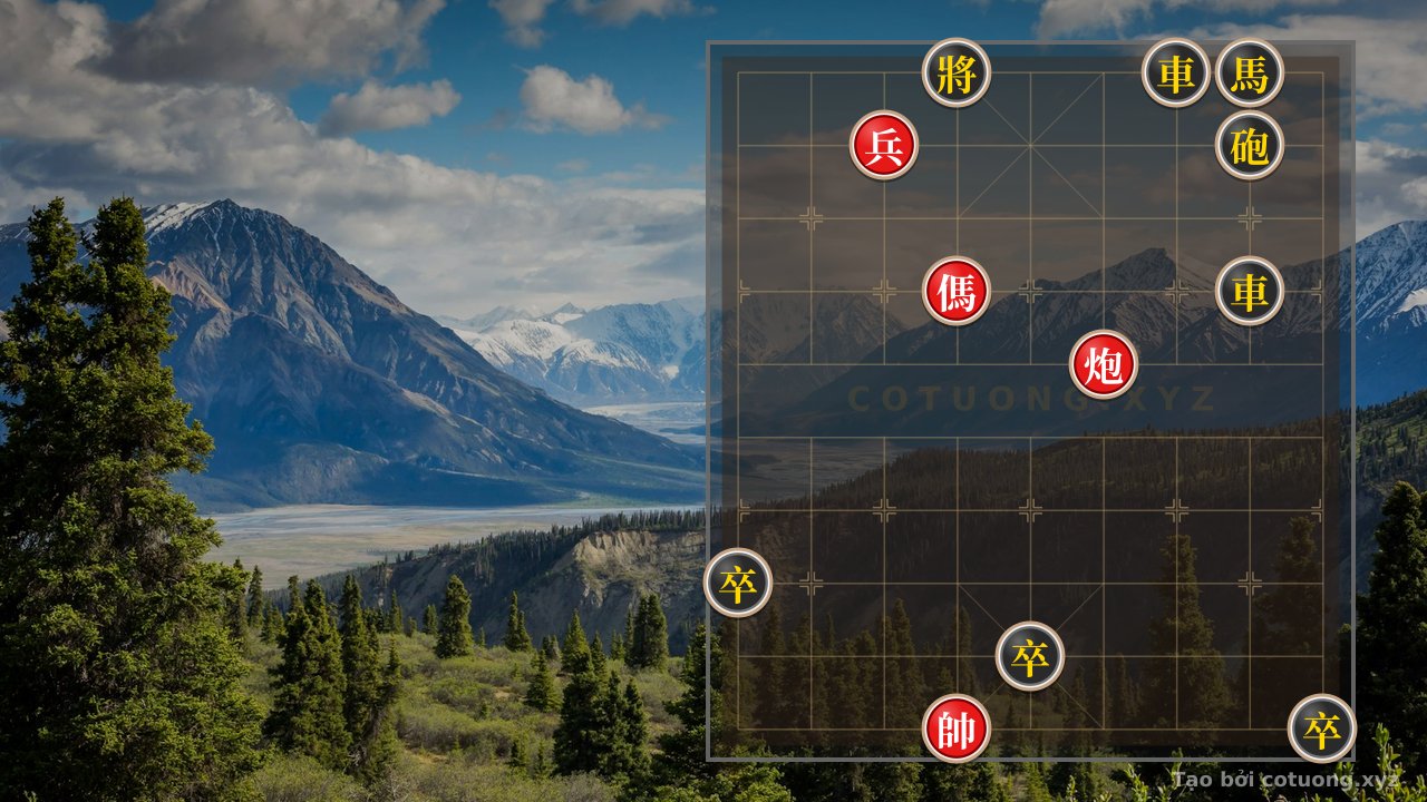 Thế cờ: Xiangqi Super Difficult: Red Strategy Wins the White River Battle — Cờ Tướng Online