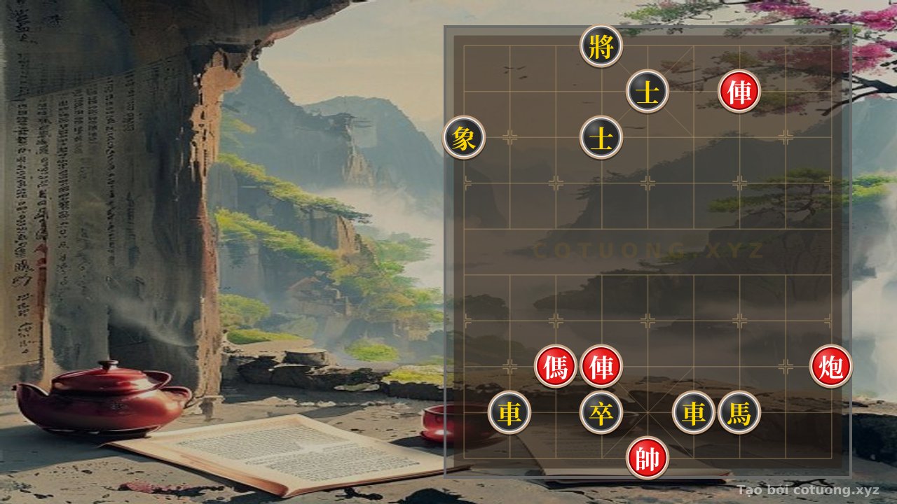 Thế cờ: Red General's Trap: Deadly Strategy with Double Horses — Cờ Tướng Online