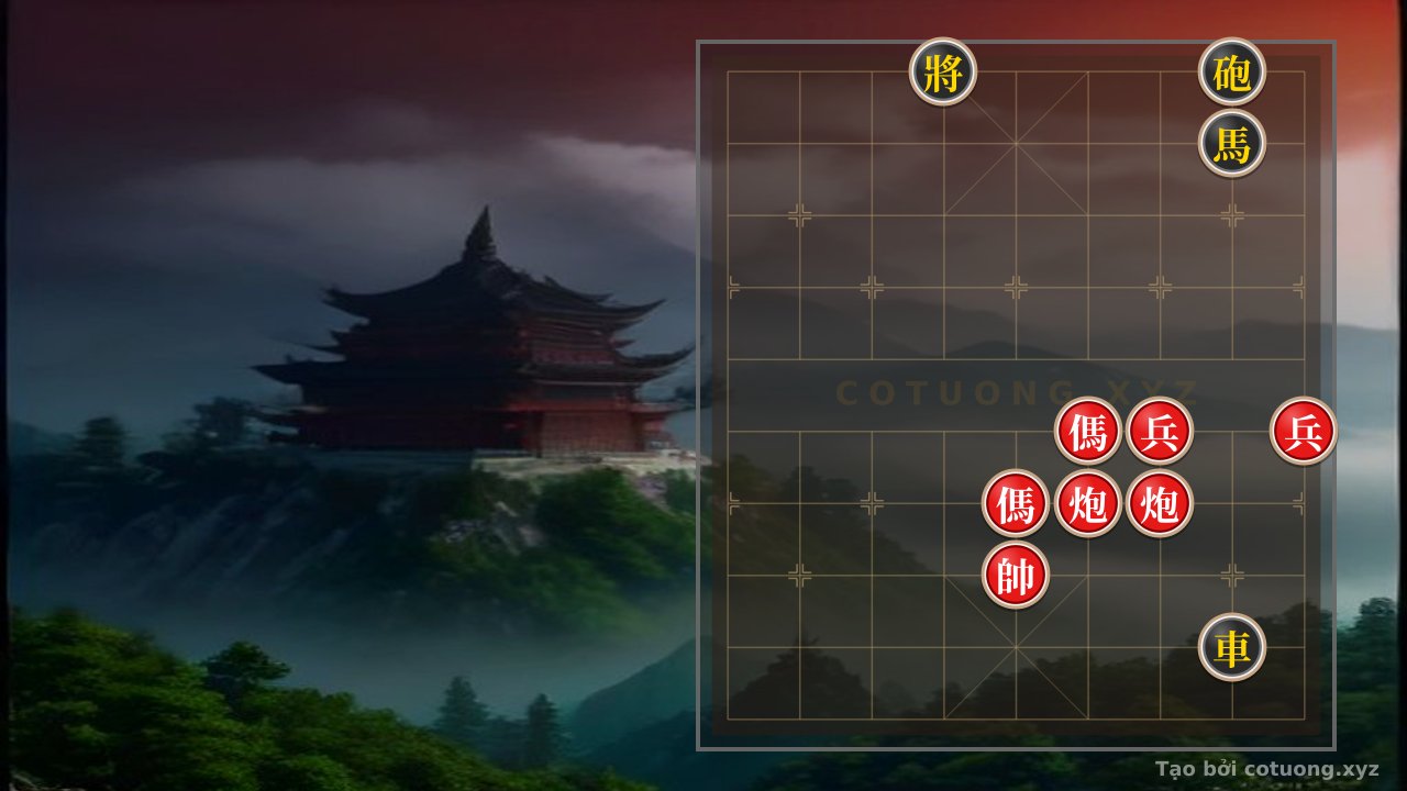 Thế cờ: Song Horse Break Tank Cannon: The Secret of the Battlefield Strategy in Xiangqi #bb5a — Cờ Tướng Online
