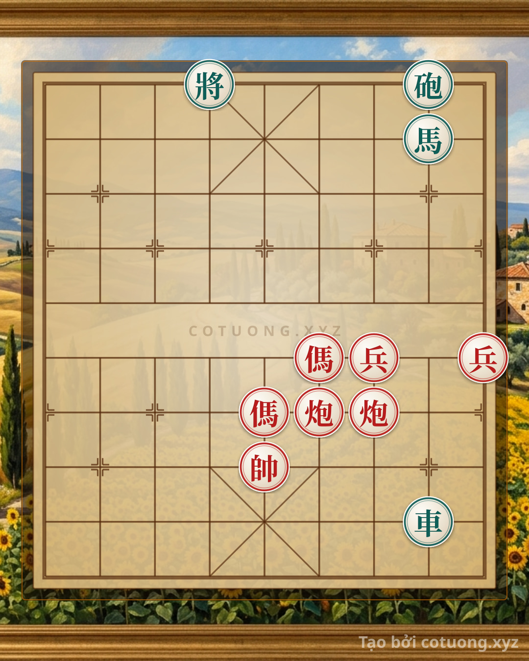 Challenge: Song Horse Break Tank Cannon: The Secret of the Battlefield Strategy in Xiangqi #bb5a - Can you solve it?