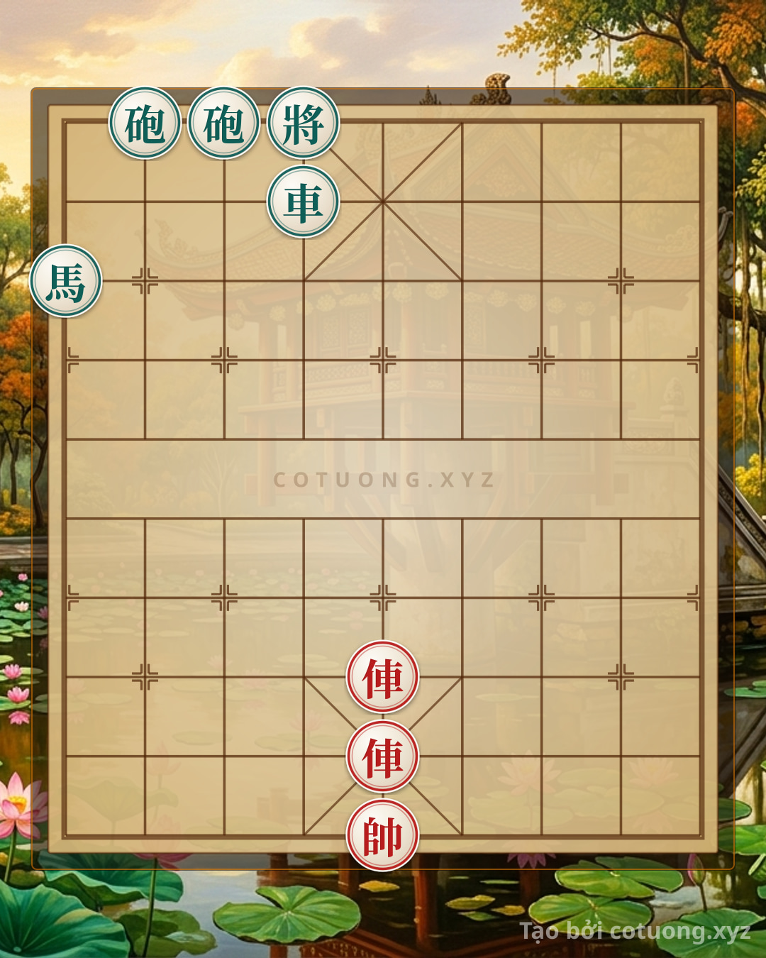 Challenge: Xiangqi: The Battle of Black Cannons and Red Chariots - Strategic Insights from the Board - Can you solve it?
