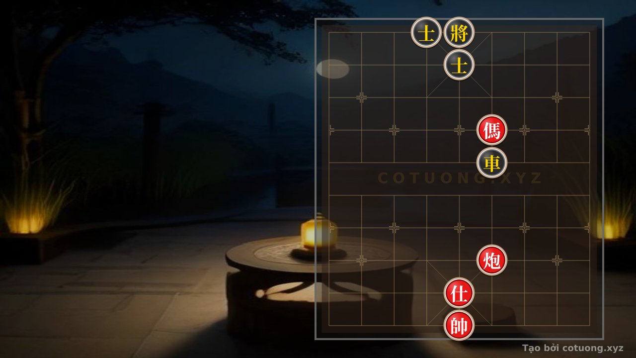 Thế cờ: The Deadly Trap in Xiangqi: What Move Should Red Play to Escape? — Cờ Tướng Online