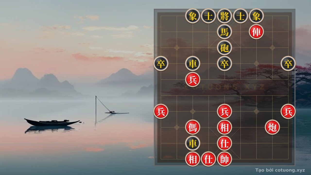 Thế cờ: Secret Tips for Countering Pressure: Defensive Moves in the Black Side — Cờ Tướng Online