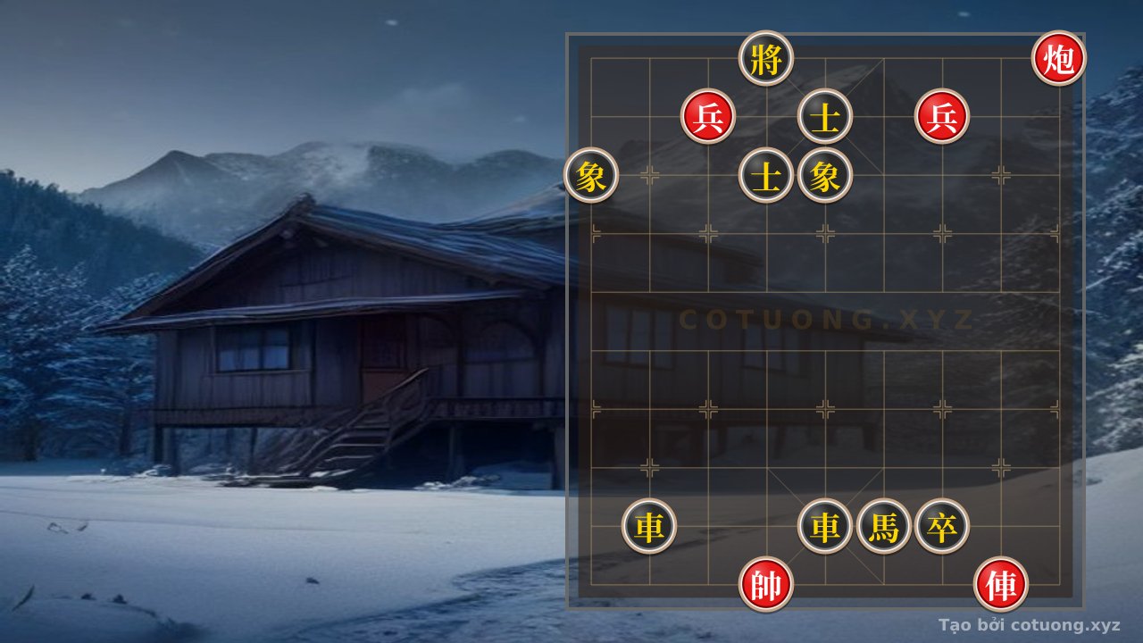 Thế cờ: The Legendary Xiangqi Strategy: The Two Rooks and Cannons Trap - The Heartbreaking Move That Kills the General in One Stroke — Cờ Tướng Online