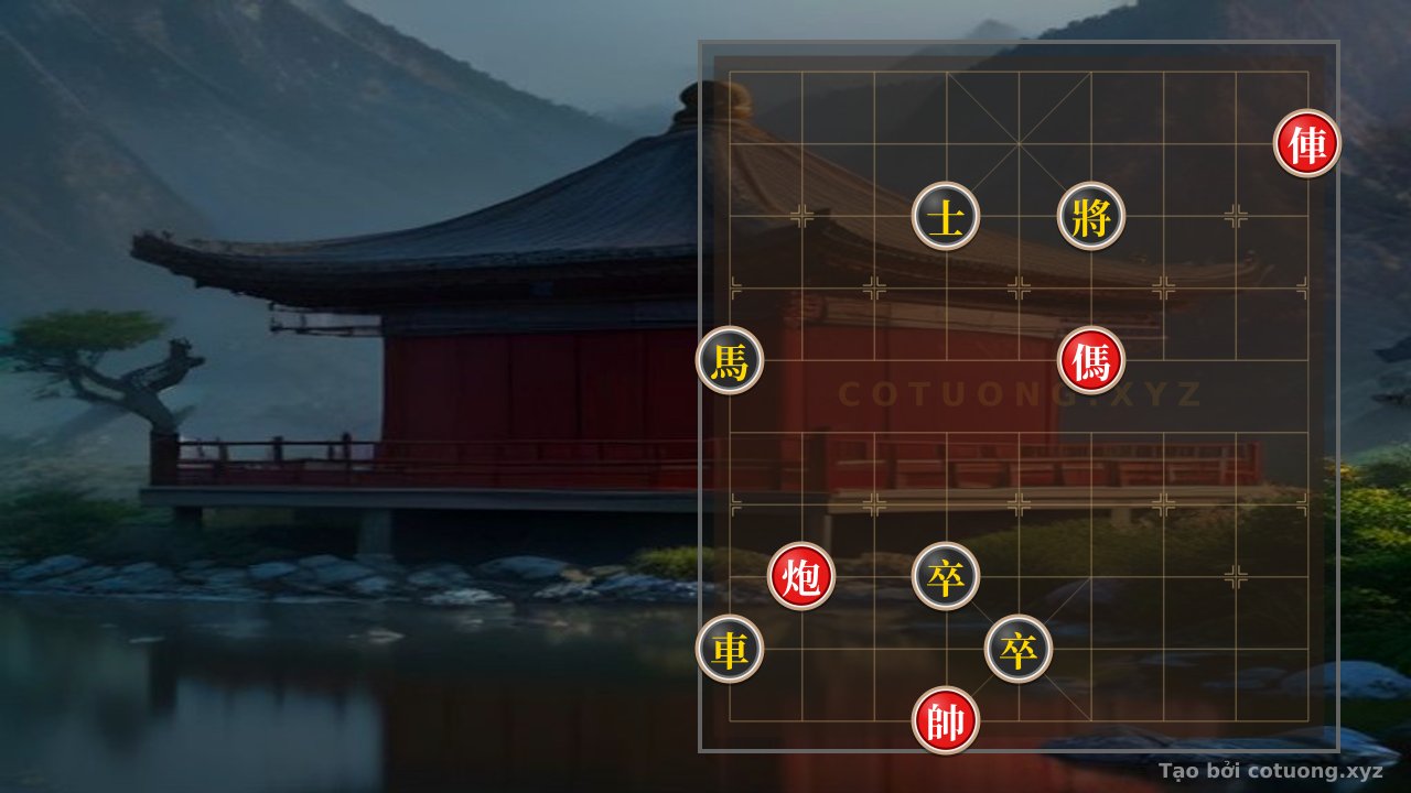 Thế cờ: The Secret of Defending the Heroic Formation: The Black General's Waiting Move - When the Red Chariot Appears on Line 9 to Challenge the Limits — Cờ Tướng Online