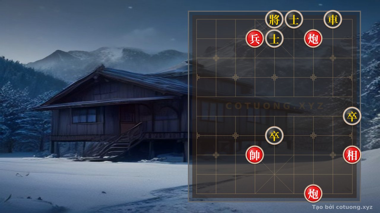 Thế cờ: Red General's 'Empty Cannon' Formation - Defensive Counterattack Strategy for Black — Cờ Tướng Online