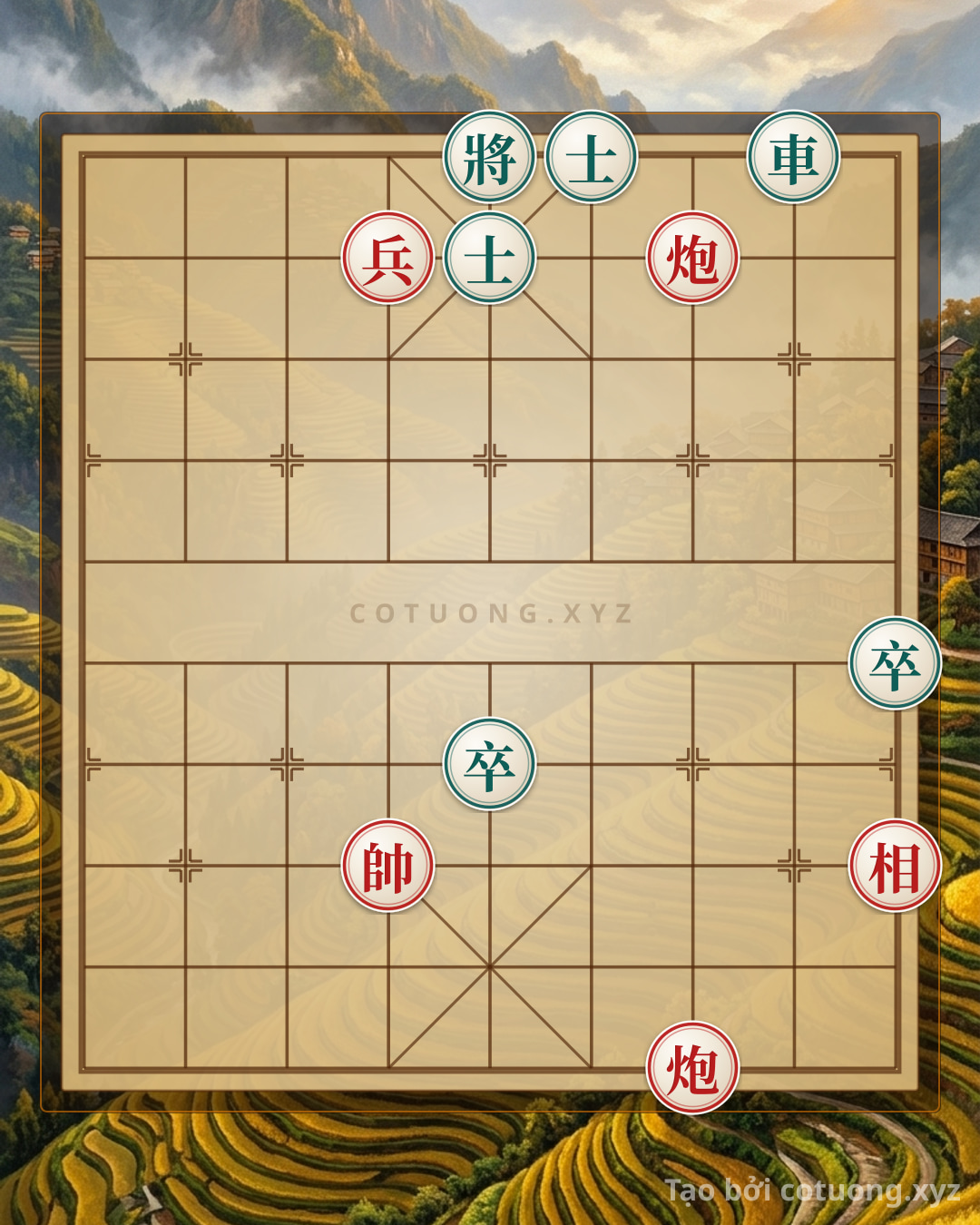 Challenge: Red General's 'Empty Cannon' Formation - Defensive Counterattack Strategy for Black - Can you solve it?