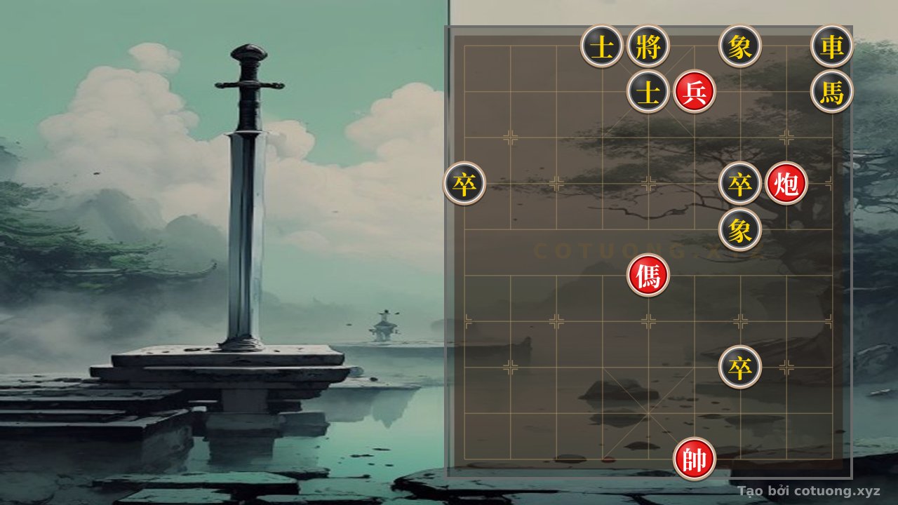 Thế cờ: Surprise Counterattack Strategy: Attacking the Black General with Double Horse Cannon — Cờ Tướng Online