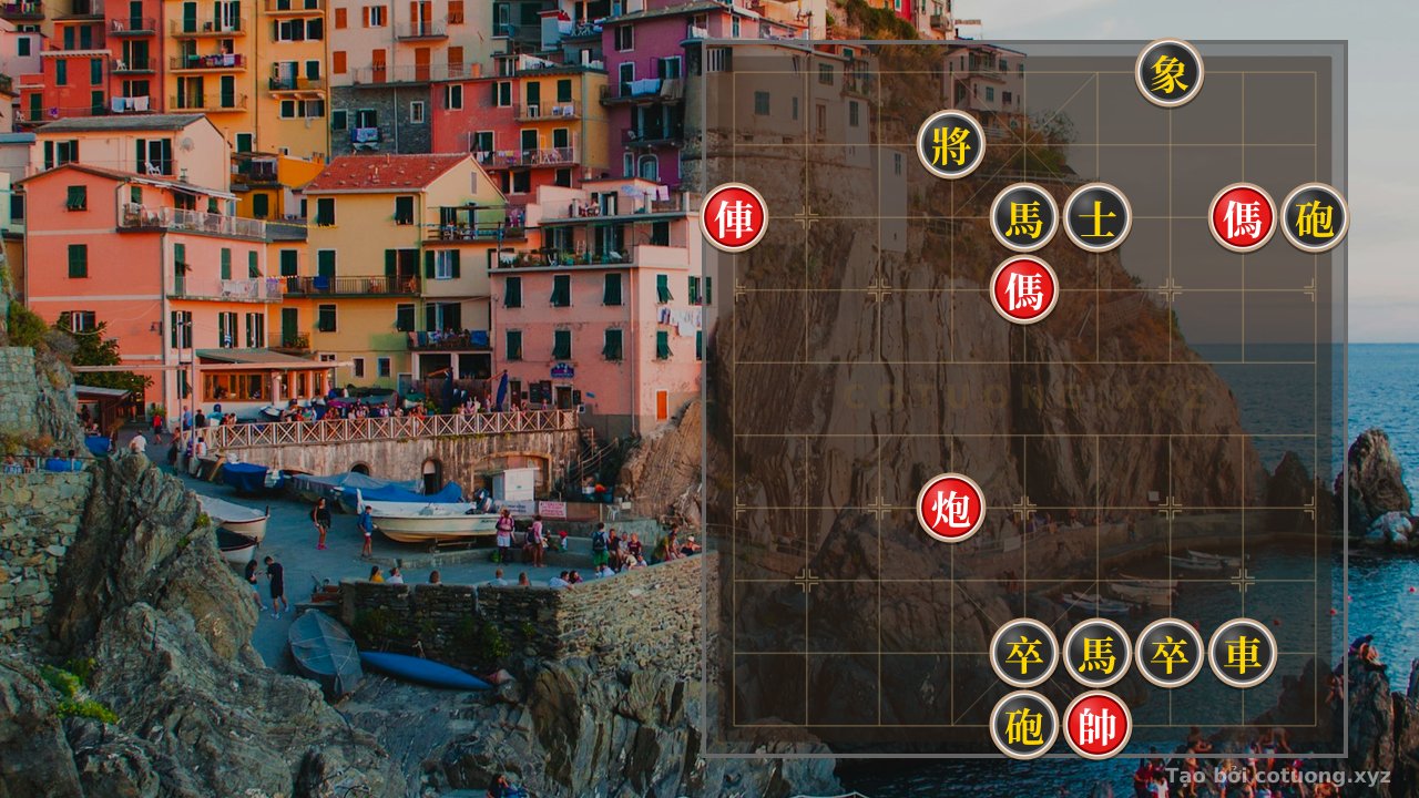 Thế cờ: The Vicious Trap: When the Red Chariot at 9th Rank 8th File Sets Up the 'Straight-Forward and Deadly' Maneuver - Analysis of an 8/10-Level Tactical Puzzle — Cờ Tướng Online