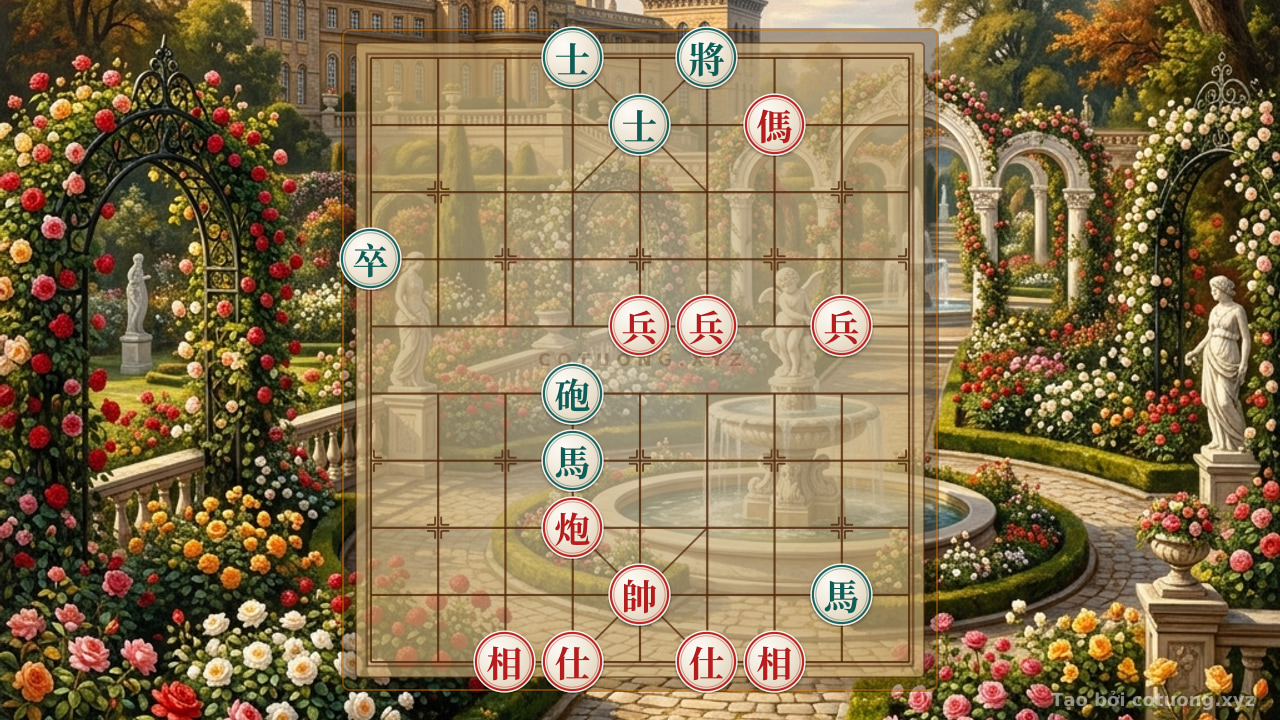 Thế cờ: Endgame Mastery: Cannon Horse 3 Pawns 2 Advisors 2 Elephants vs. Cannon 2 Horses Pawns 2 Advisors - A Challenge of Intelligence — Cờ Tướng Online