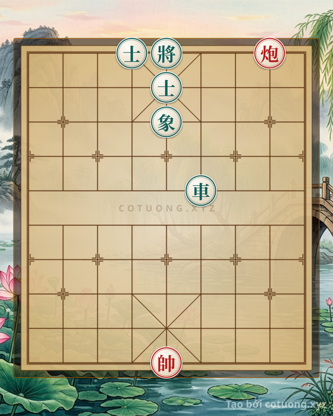 Challenge: Đơn pháo độc bộ, diệu kế tàn cuộc - Can you solve it?