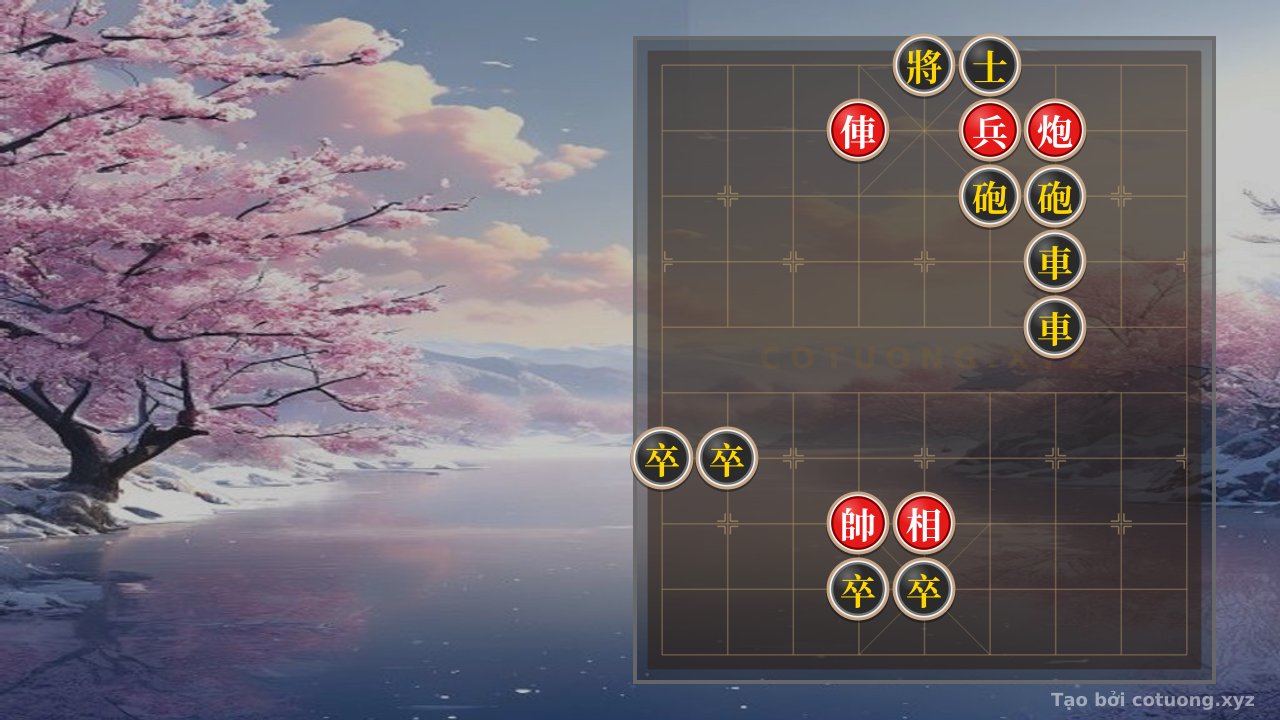 Thế cờ: Masterstroke Classics: When the Rook Cannon Bishop Endgame Faces Double Rooks and Cannons - The Secret Moves to Reverse the Black Advantage — Cờ Tướng Online