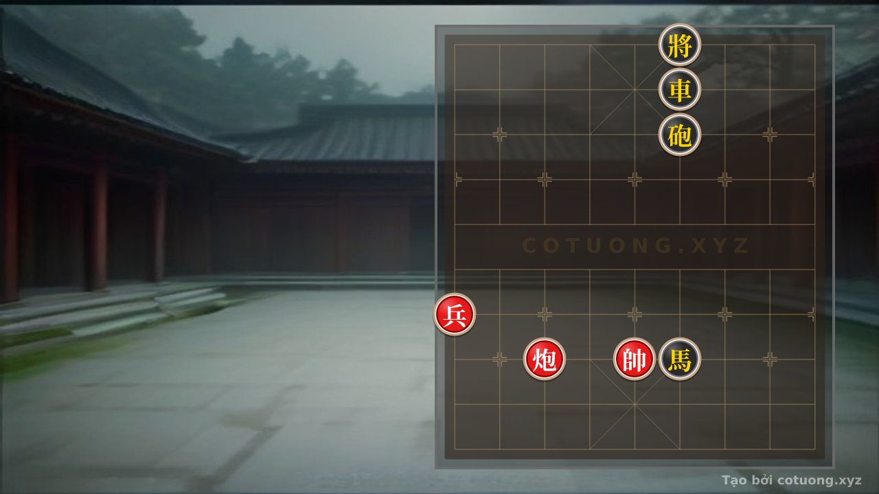 Thế cờ: The Red 'Sát pháp' Trick in the Chariot-Cannon-Horse Formation - Xiangqi Like the Bạch Đằng Campaign — Cờ Tướng Online