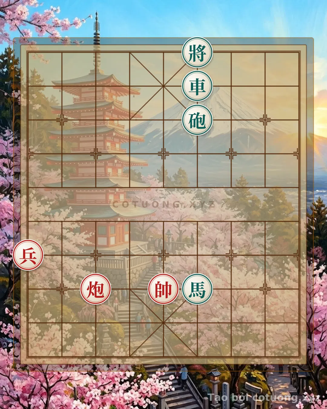 Challenge: The Red 'Sát pháp' Trick in the Chariot-Cannon-Horse Formation - Xiangqi Like the Bạch Đằng Campaign - Can you solve it?