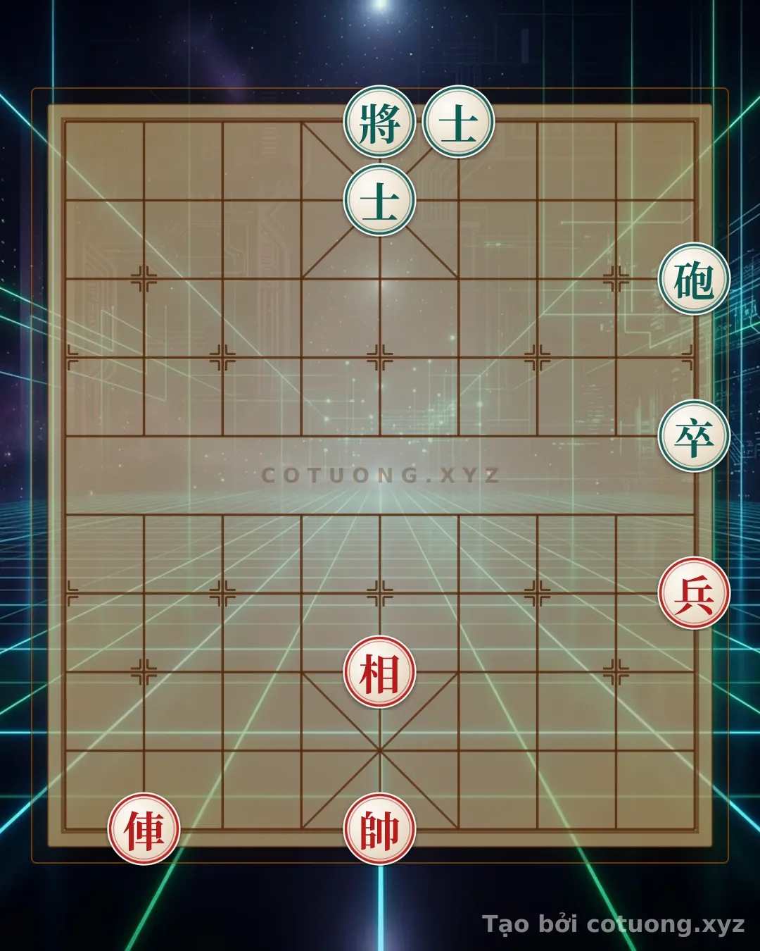 Thế cờ: Xiangqi: Red's Strategic Victory Over Black in the 'Chariot Charge' Formation — Cờ Tướng Online
