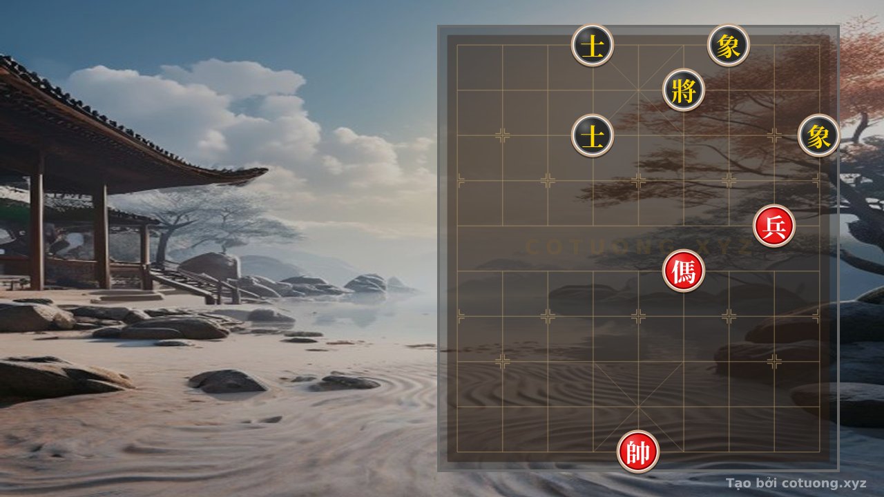 Thế cờ: Horse Pinning vs. 2 Advisors 2 Elephants: Classic Defense-Counterattack Strategy — Cờ Tướng Online