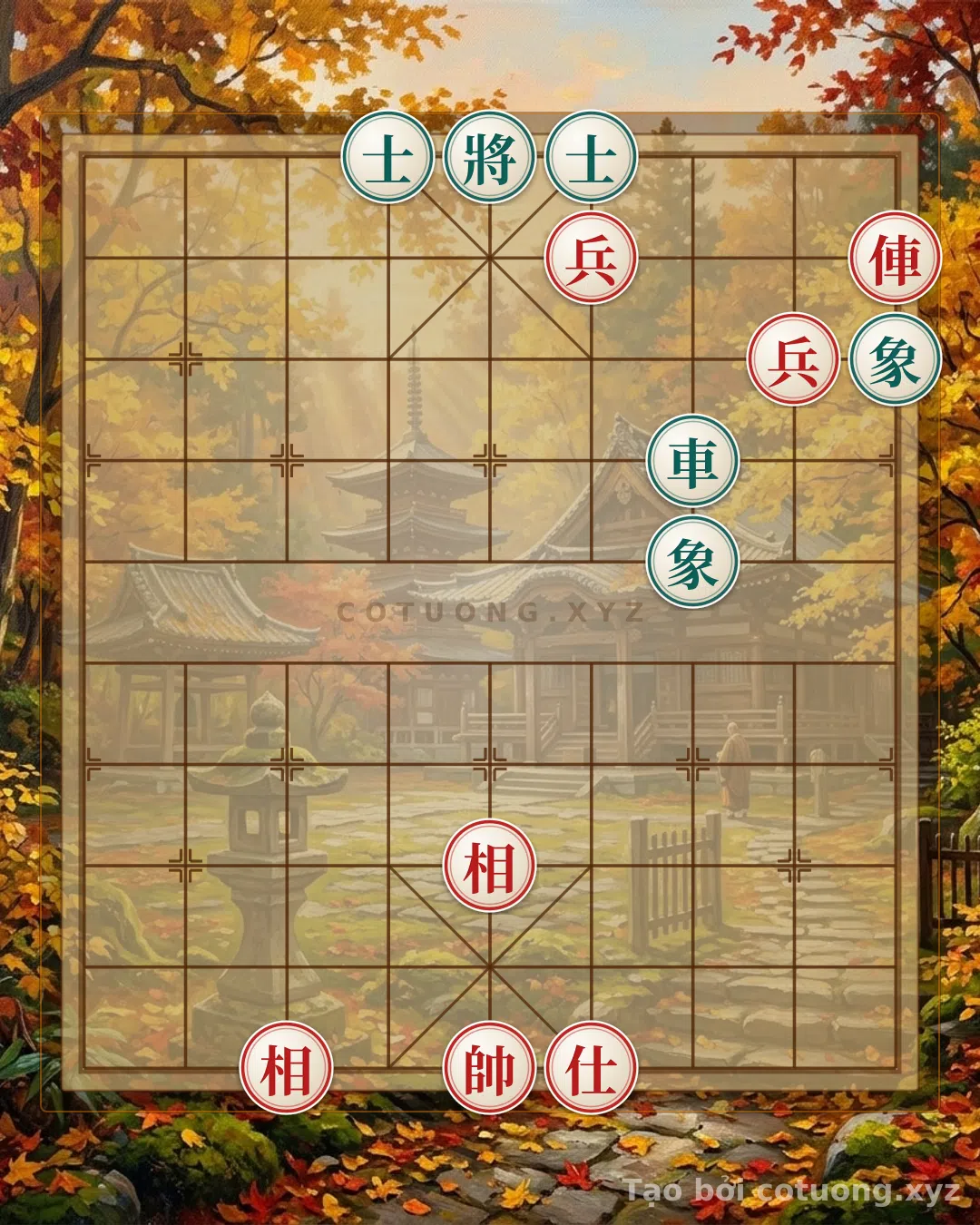 Thế cờ: Xiangqi: Defensive Tactics Against a Vertical Rook on File 5 — Cờ Tướng Online
