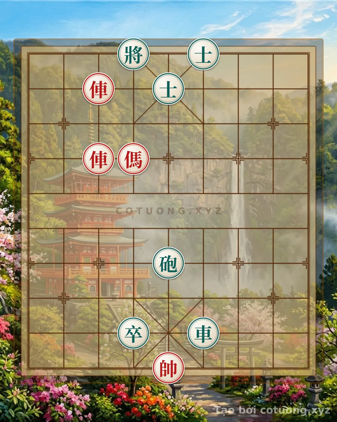 Thử Thách: Cờ Tướng Đỉnh Cao: Chiến Thuật Phòng Ngự Của Đen Trong Thế Trận Song Mã Giao Chân - Bạn có thể giải được?