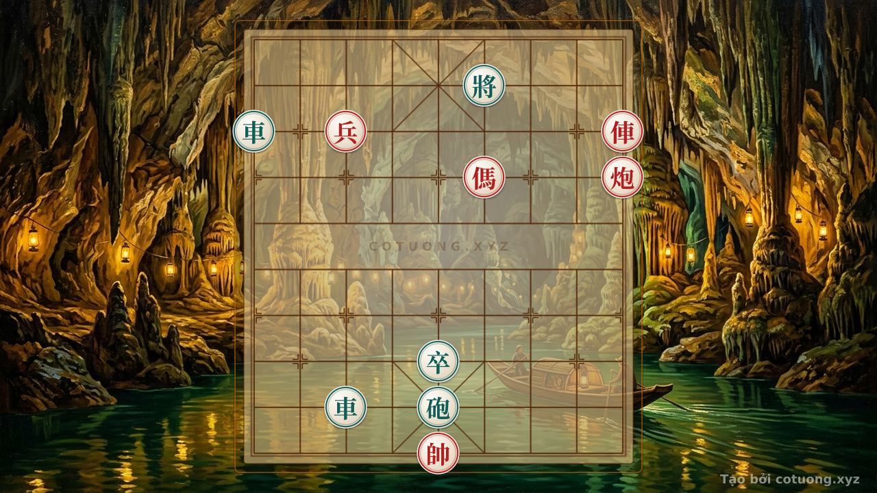 Thế cờ: The Supreme Xiangqi Trap: The Deadly Move on File 1, the Decisive Strike Without a Single Mistake — Cờ Tướng Online