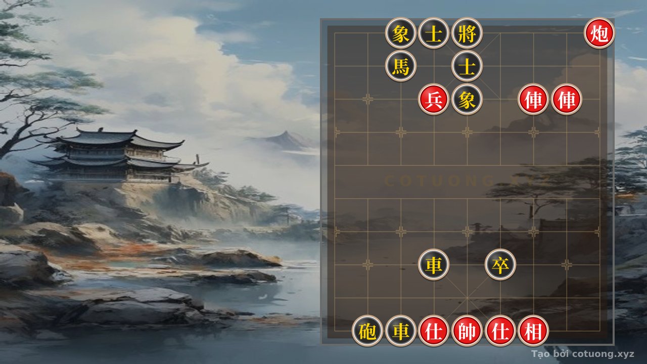 Thế cờ: The Ultimate Xiangqi Endgame: How to Crush 2 Red Rooks with Cannons vs. 2 Black Rooks and Horses - A Subtle Trap You Must Know — Cờ Tướng Online