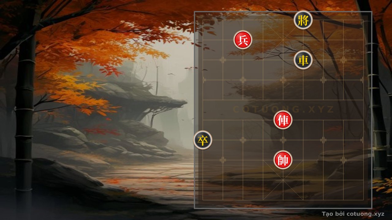 Thế cờ: 32 Xiangqi (Chinese Chess) Tactics: Red Chariot Crushes Black Pawn in 5 Moves — Cờ Tướng Online