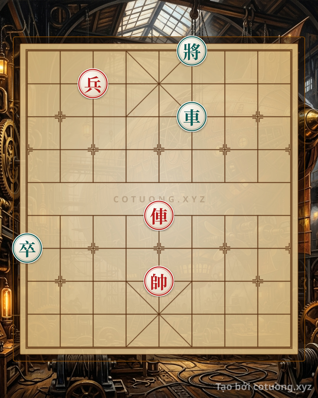 Challenge: 32 Xiangqi (Chinese Chess) Tactics: Red Chariot Crushes Black Pawn in 5 Moves - Can you solve it?
