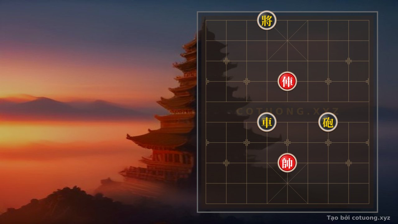 Thế cờ: Ending the Game in Few Moves: Rapid Chariot-Cannon Tactics — Cờ Tướng Online
