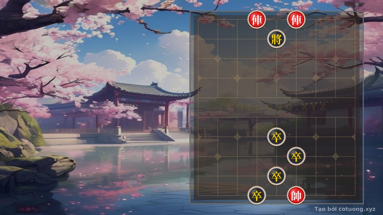 Thế cờ: Defensive Counterattack Strategy: How to Defeat 4 Pawns with the Red Chariot — Cờ Tướng Online