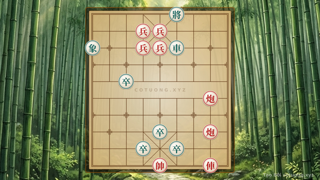 Thế cờ: Red Trap: The Empty Cannon Trap - Defensive Tips for the Black General — Cờ Tướng Online