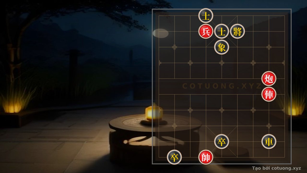 Thế cờ: The Empty Cannon Shot: An Extreme Strategy to Break the Black Chariot in Chinese Chess — Cờ Tướng Online