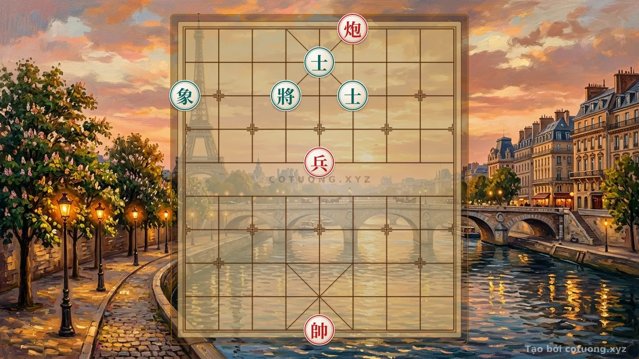 Thế cờ: 'Cannon Opening 4 Brave Souls' - The Red's Compulsory 'First Move' Strategy to Make Black 'Surrender' in Online Xiangqi — Cờ Tướng Online