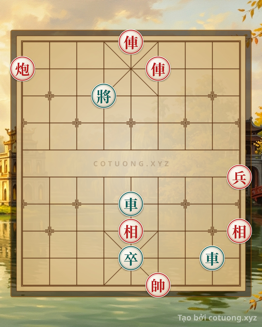 Challenge: Red General's First Move: Rook 5 Tấn 10 - Peak Killing Strategy - Can you solve it?