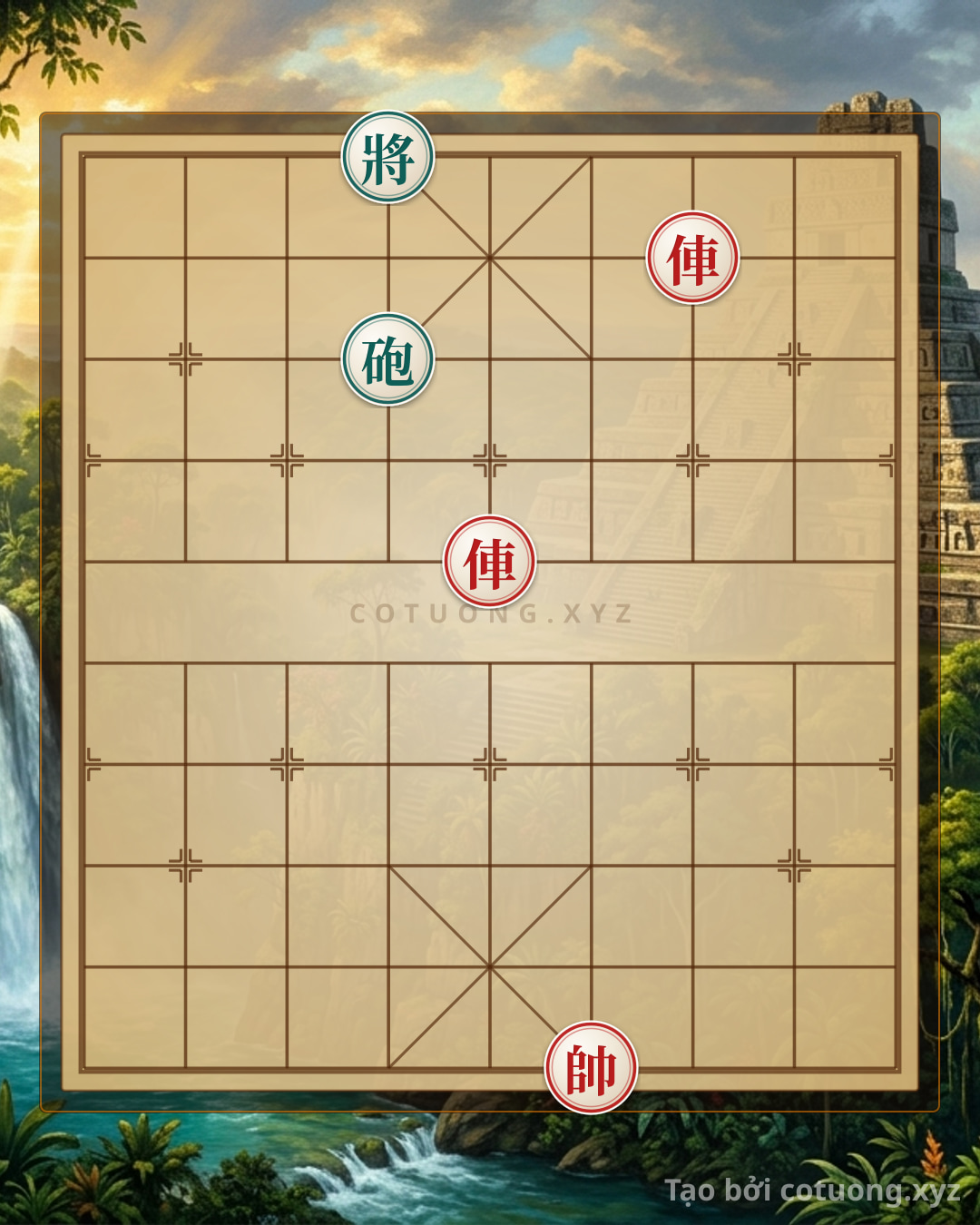 Challenge: Xiangqi Online: Red Chariot Pinning Black Cannon - Tactical Strategy to Defeat the Black General - Can you solve it?