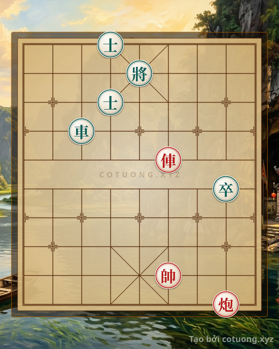 Challenge: Red General Chess: Rapid Checkmate Tactics from Classic Positions - Can you solve it?