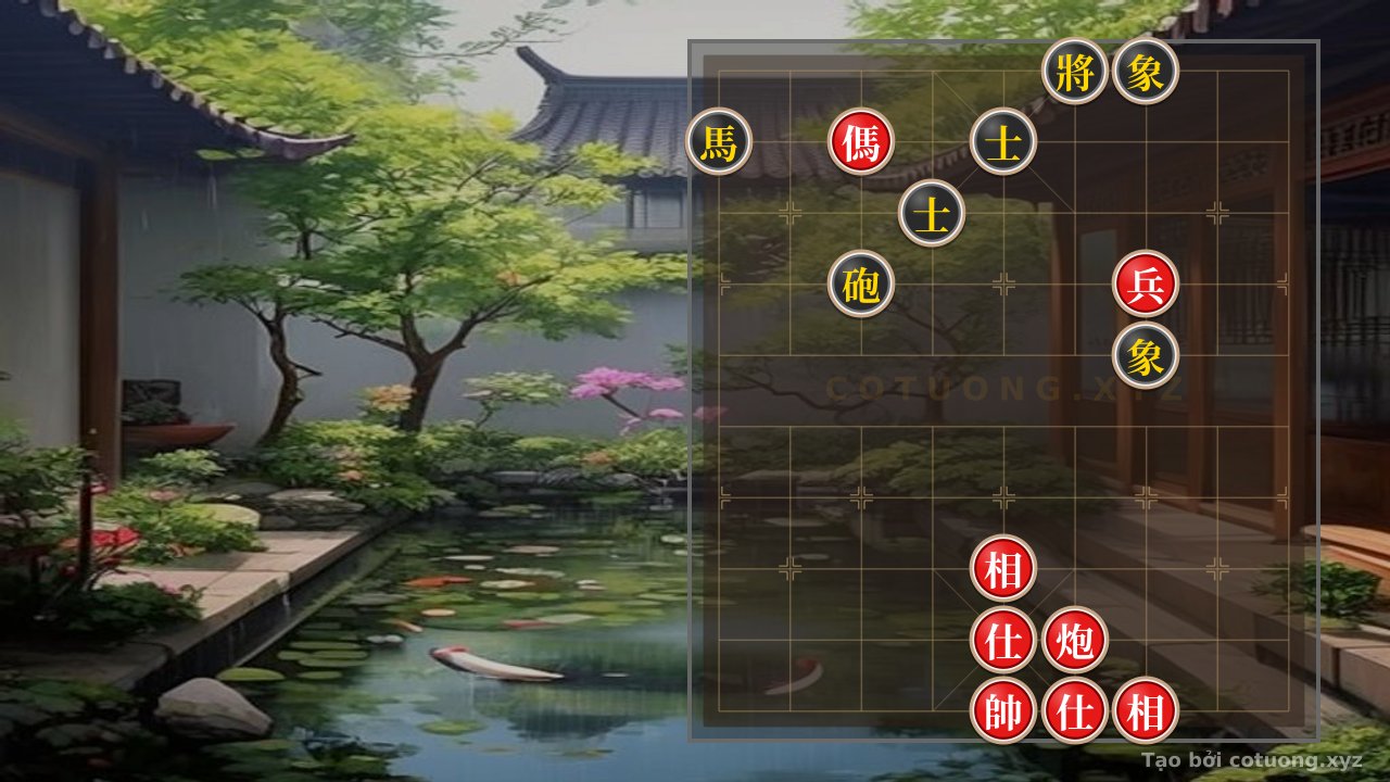 Thế cờ: Art of Endgame: Cannon Horse Pawn vs. Double Elephants - Ultimate Tactical Mastery — Cờ Tướng Online