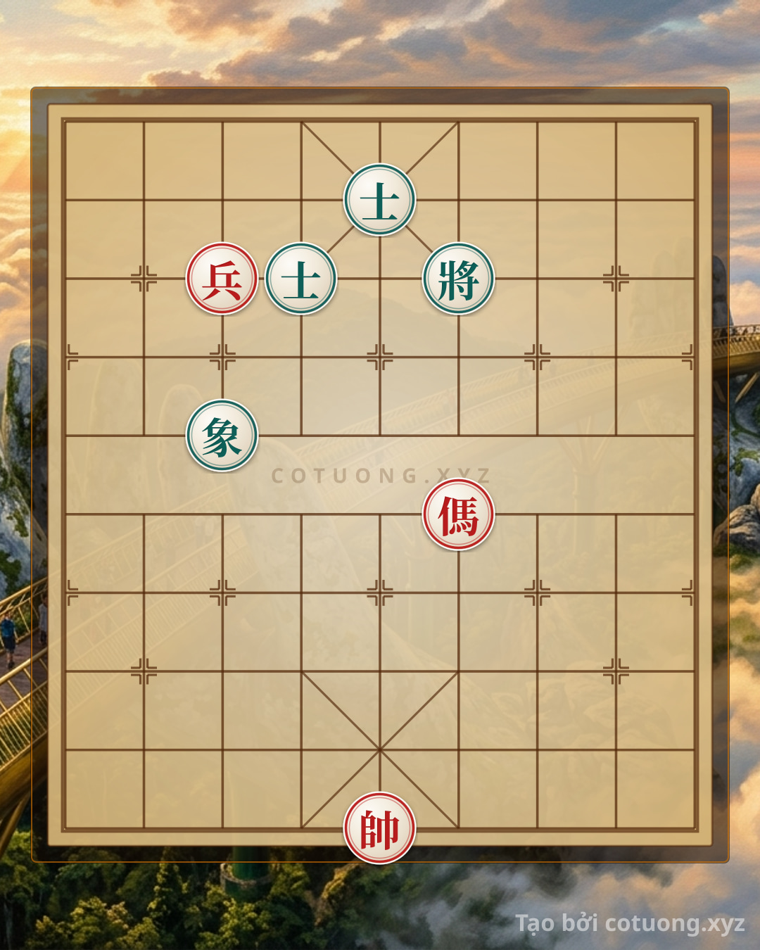 Challenge: Defensive Counterattack Strategy: How to Parry the Red Horse's Threat in the Black Bishop's Formation - Can you solve it?