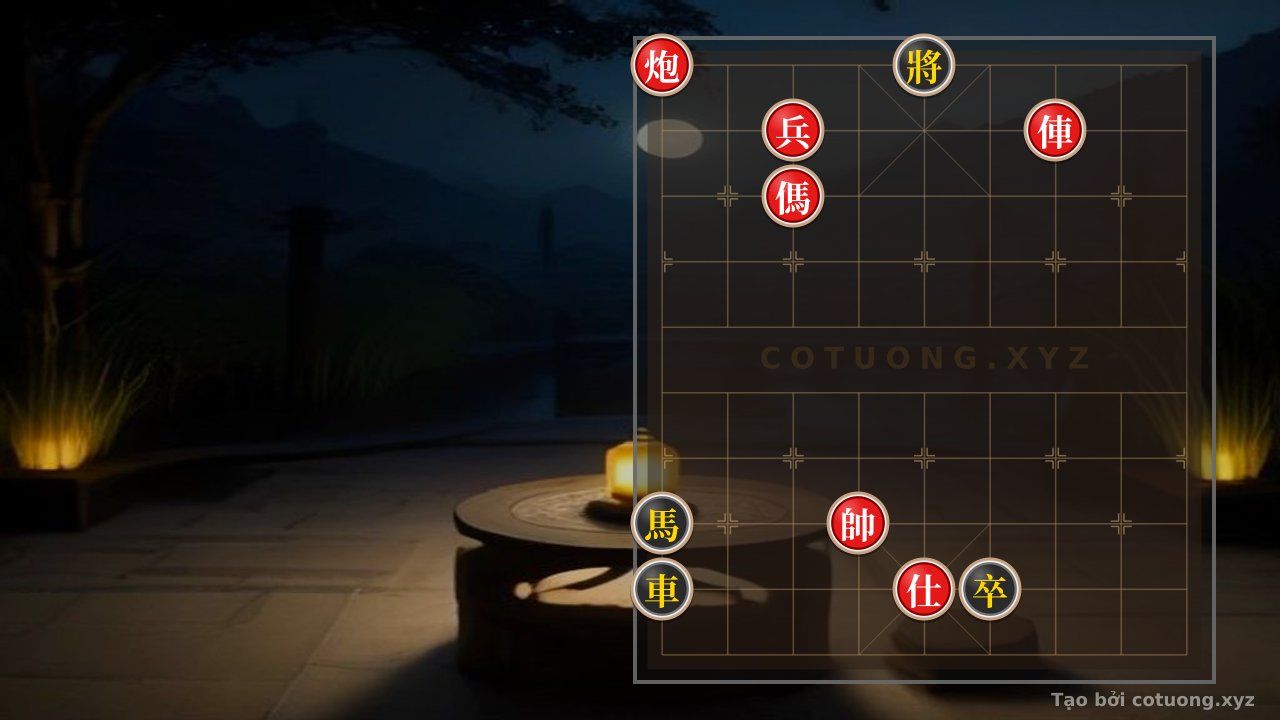 Thế cờ: Thế Cờ Tướng Đỏ: Pháo Lộ 9 Đánh Trúng Mặt Tướng Đen - Giải Pháp Cho Người Mới — Cờ Tướng Online