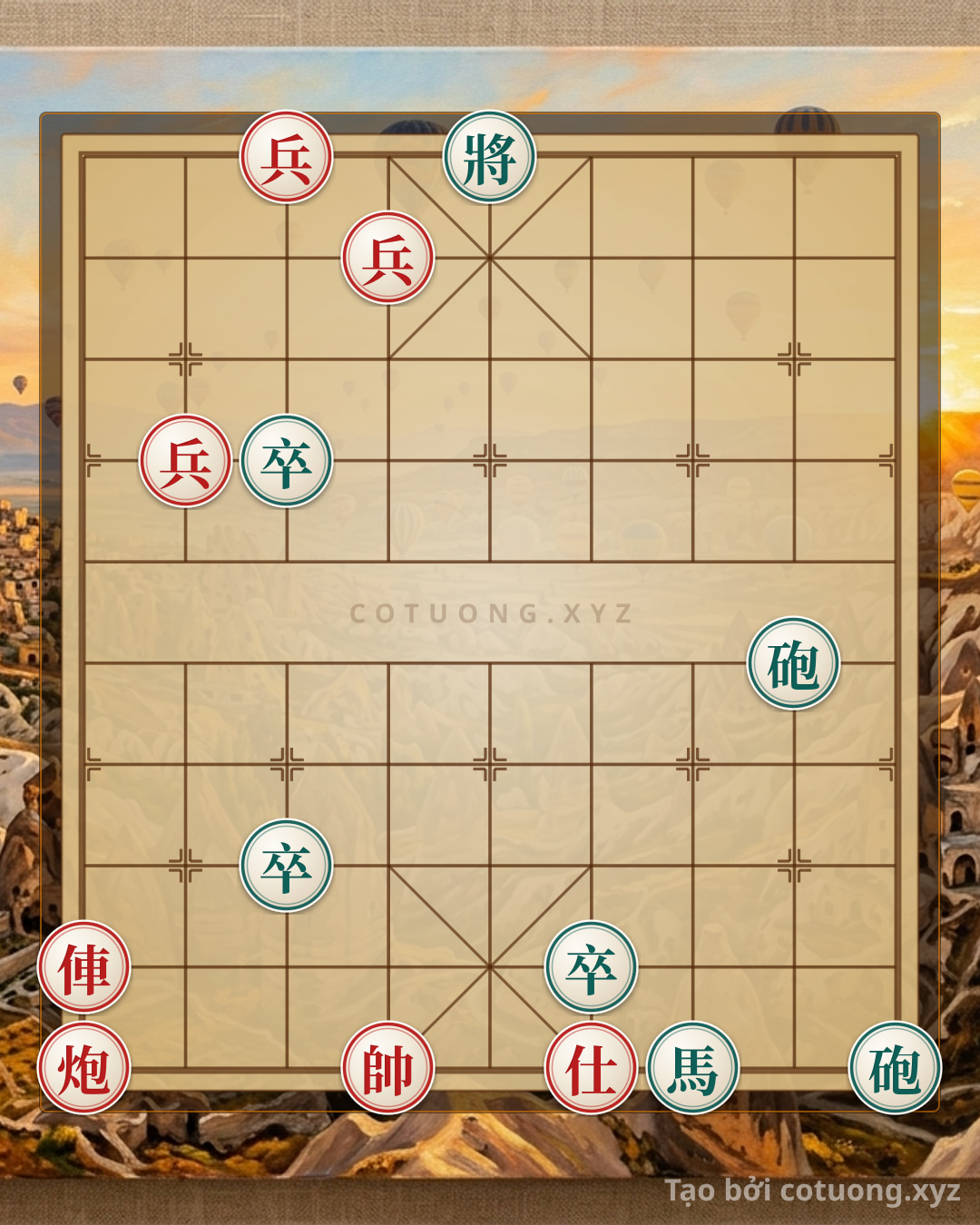 Challenge: Red General's Advantage: Defensive Tactics and Counterattack Strategies - Can you solve it?