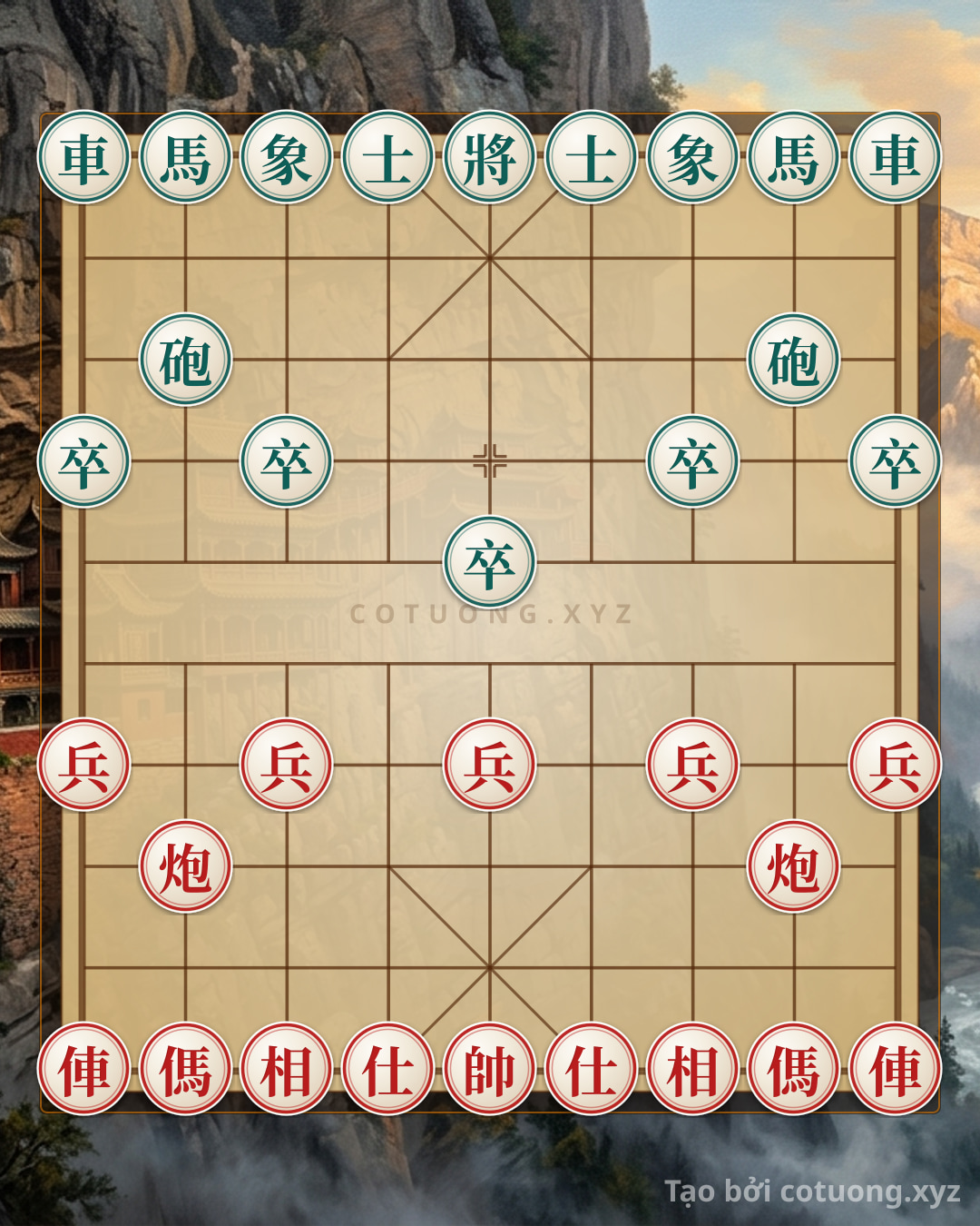 Challenge: Classic Checkmate: 2Rooks 2Cannons 2Horses 5Pawns vs. 2Rooks 2Cannons 2Horses 5Pawns - Red Opening Tactics - Can you solve it?