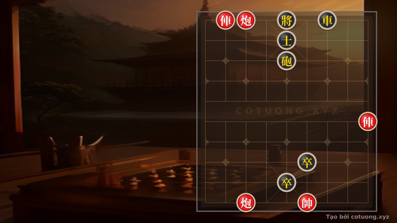 Thế cờ: Peak of the Endgame: 2Rooks 2Cannons vs Rook Cannon 2Pawns Advisor - Mastering the Dangerous Formation — Cờ Tướng Online