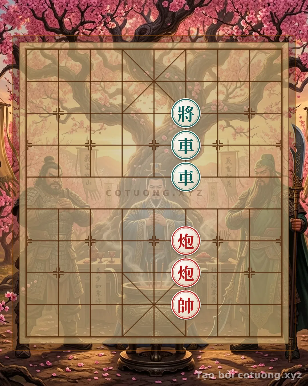 Thế cờ: Xiangqi Position 'Huo Long Trumpet' – The Secret Behind the Two Black Chariots and Red Cannons — Cờ Tướng Online
