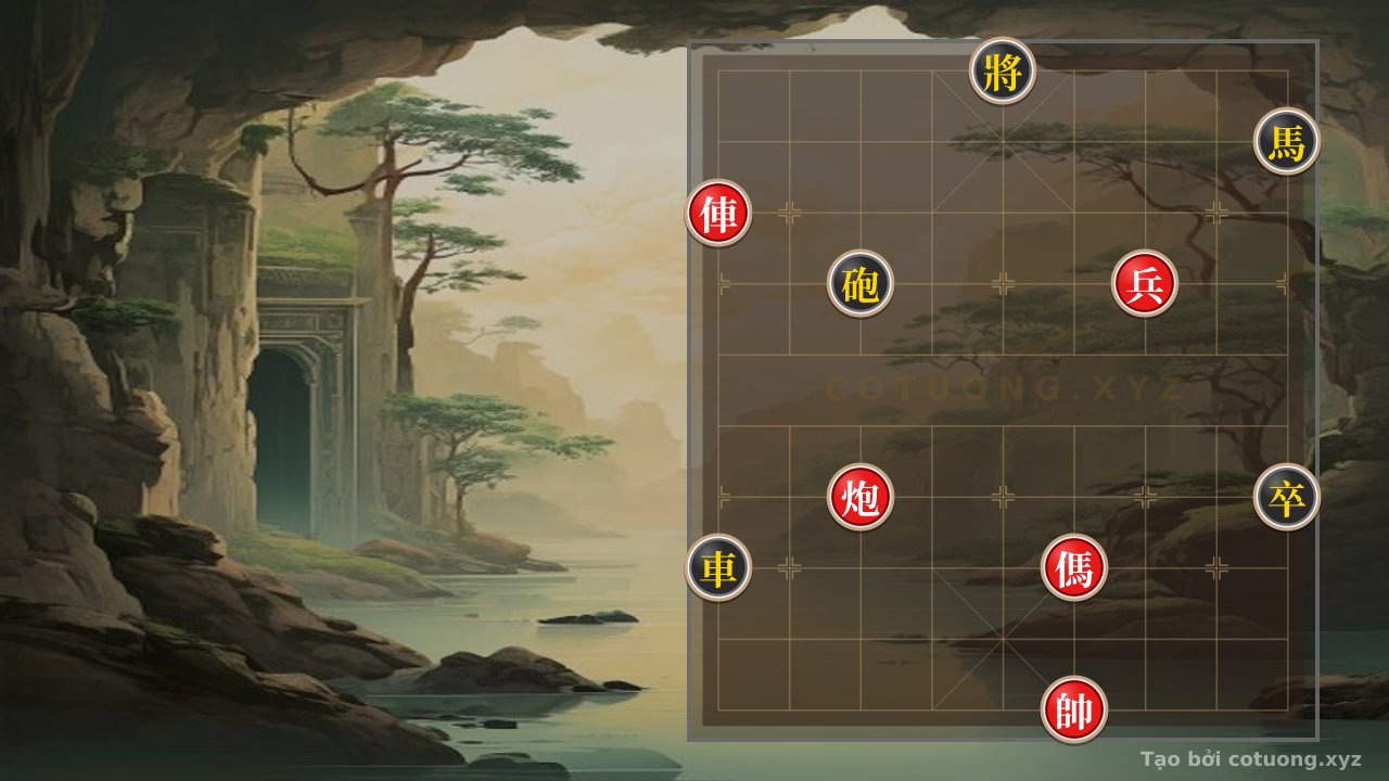 Thế cờ: Classic Checkmate: Red Rook Cannon Horse Traps Black in One Unexpected Move — Cờ Tướng Online