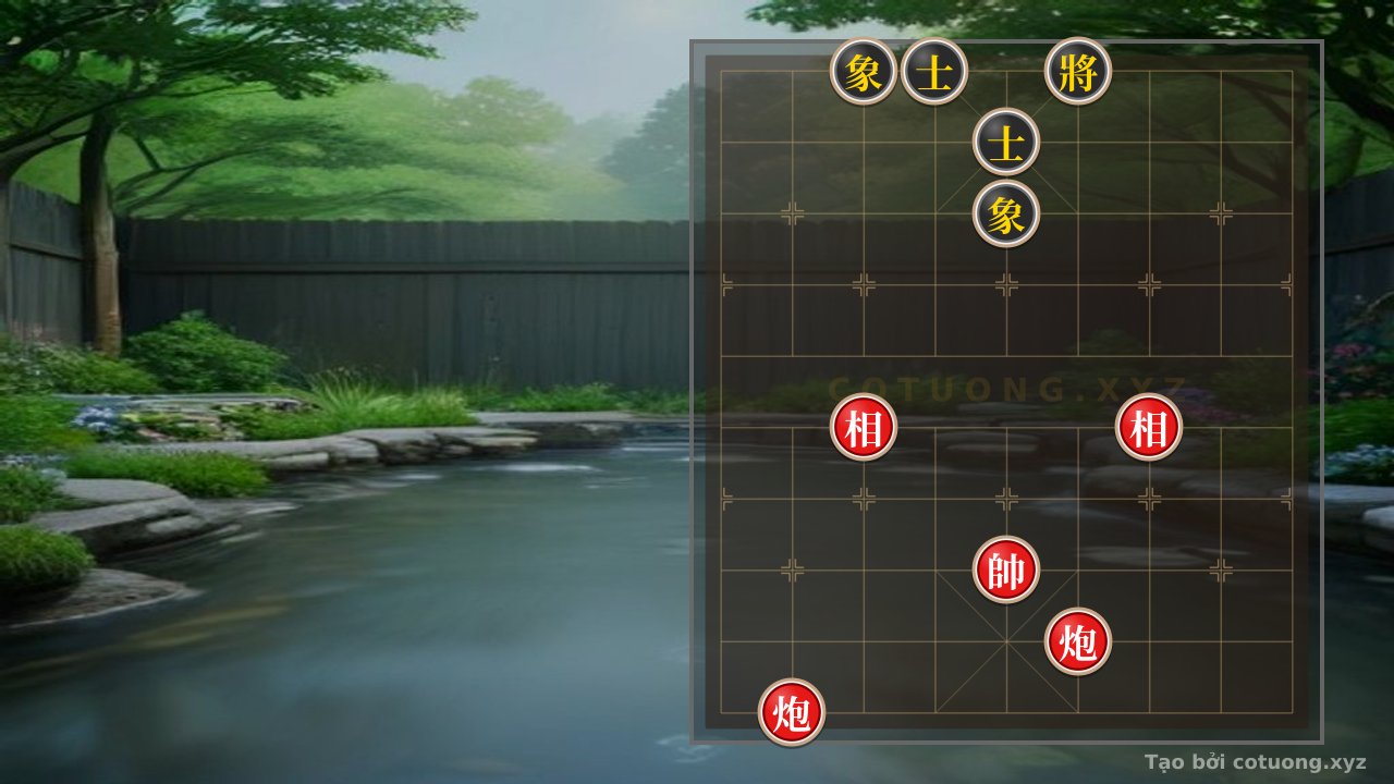 Thế cờ: Red Cannon Empty Roar: Xiangqi Strategy to Win in 3 Moves — Cờ Tướng Online