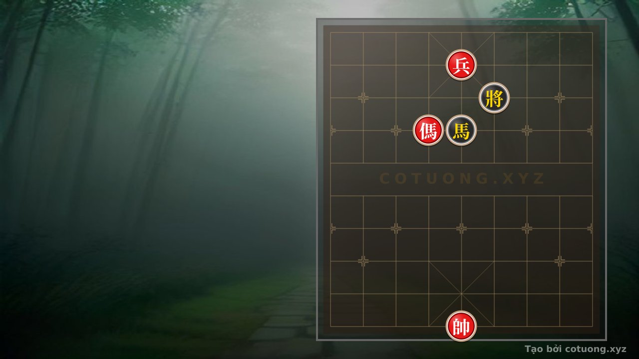 Thế cờ: 'Red General on File 6, Rank 8' - Victory in One Move: 