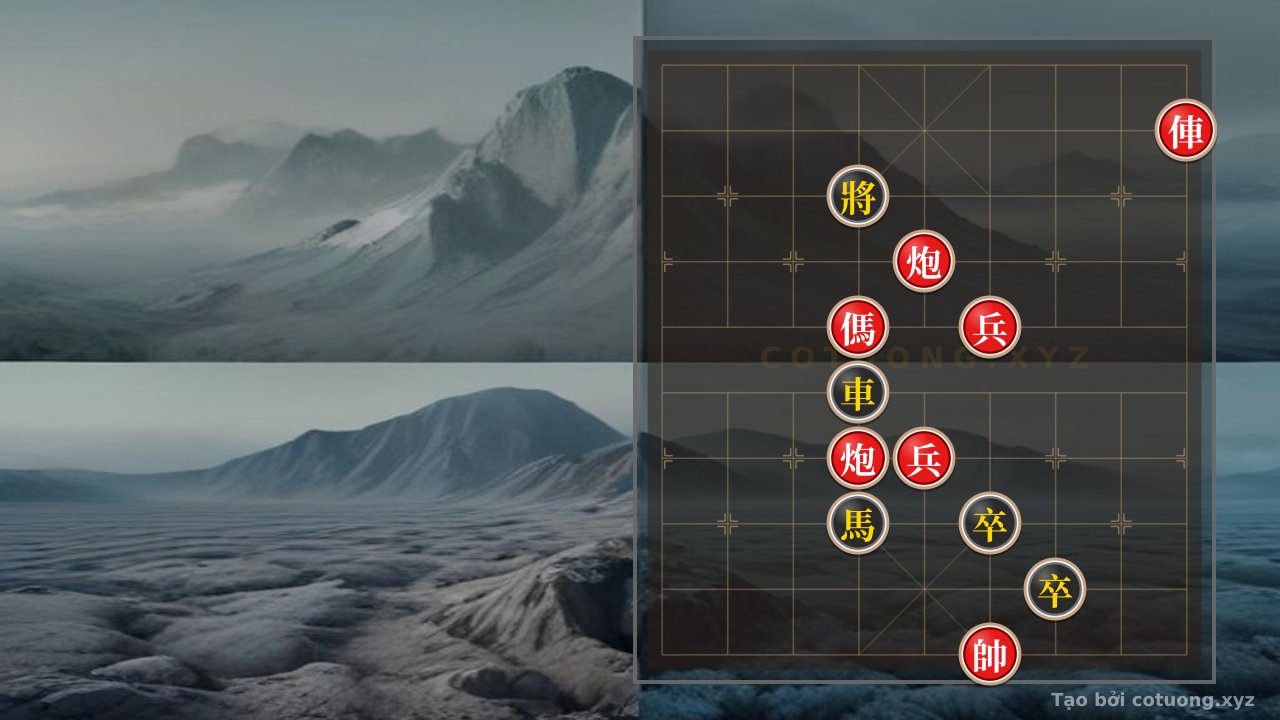 Thế cờ: 'FORCED' Red Chariot on File 9 – A Tense Battle Demands Exhaustive Offensive Strategy (Red-Black Chess Tactics Decoded) — Cờ Tướng Online