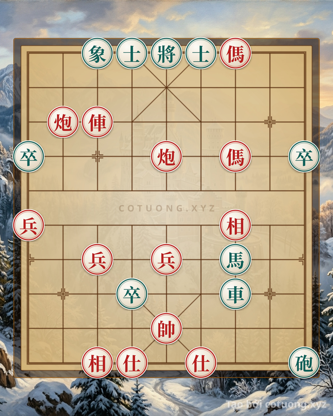 Challenge: Xiangqi Position 'Red Horse Attacks the Red Cannon' - Supreme Tactical Trap - Can you solve it?