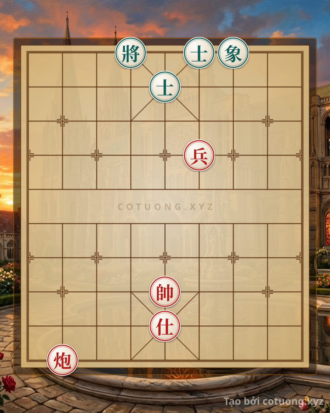 Challenge: The General's Lonely Battle: The Red Cannon's Unexpected 'Attacking the Divine Child' Into the Black Defender - Tactical Salvation in an Instant - Can you solve it?