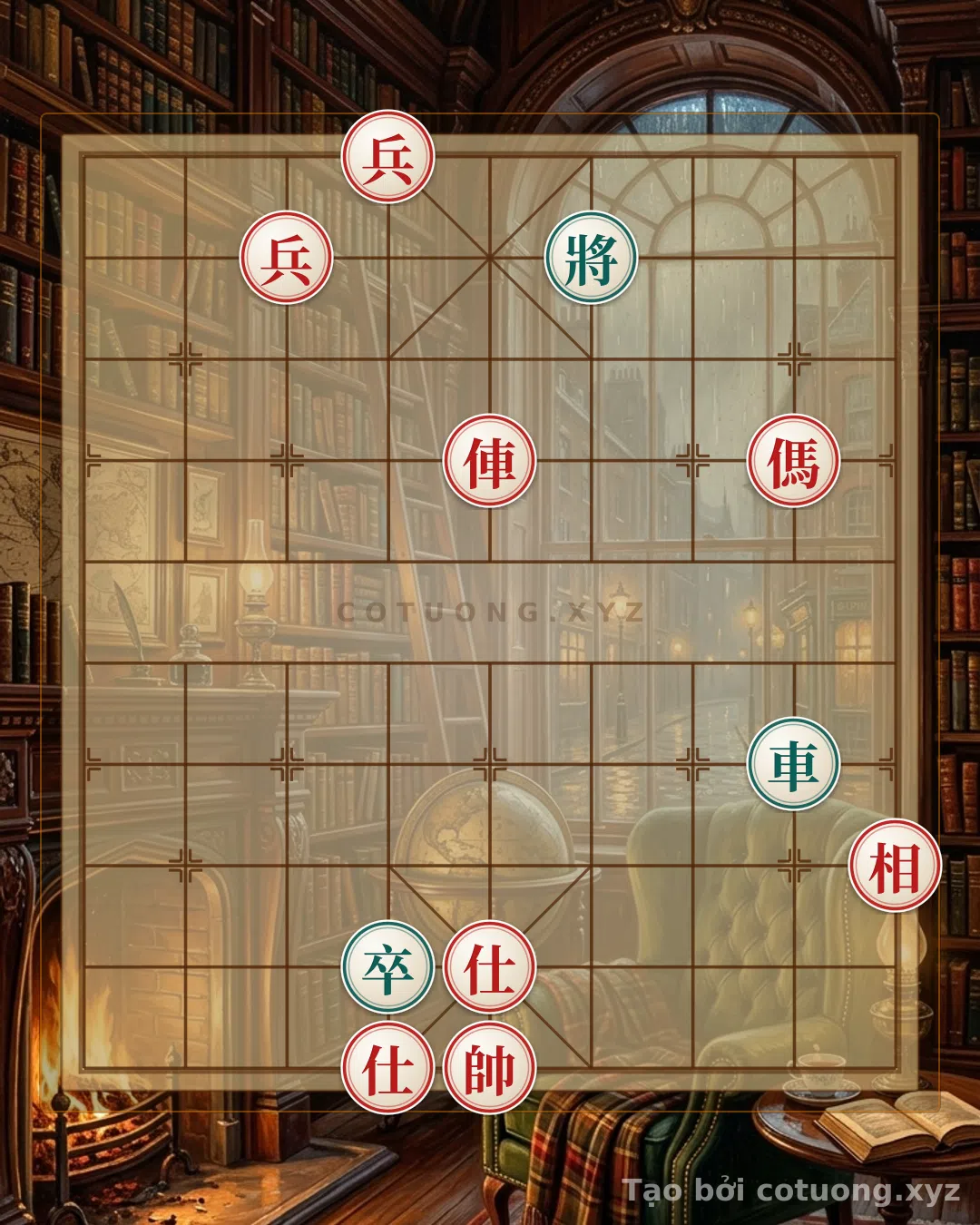 Thế cờ: Xiangqi Master's Secret: Double Rook and Horse - The Battle of Life and Immortality — Cờ Tướng Online