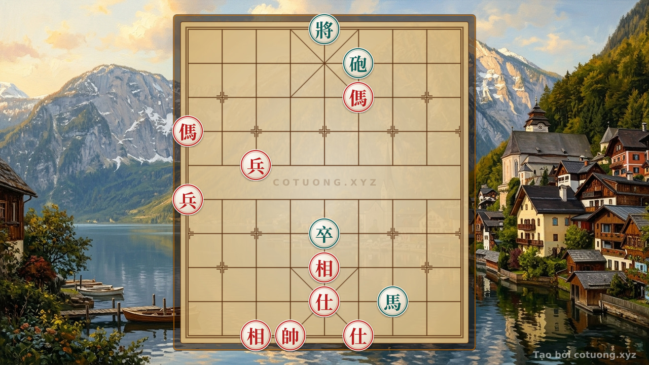 Thế cờ: Secret Tactics: Double Red Horses Legs Trap – The Deadly Trap in the Legendary General's Chessboard — Cờ Tướng Online